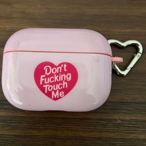 Velvet Caviar AirPod case - “ don’t f*cling touch me” case